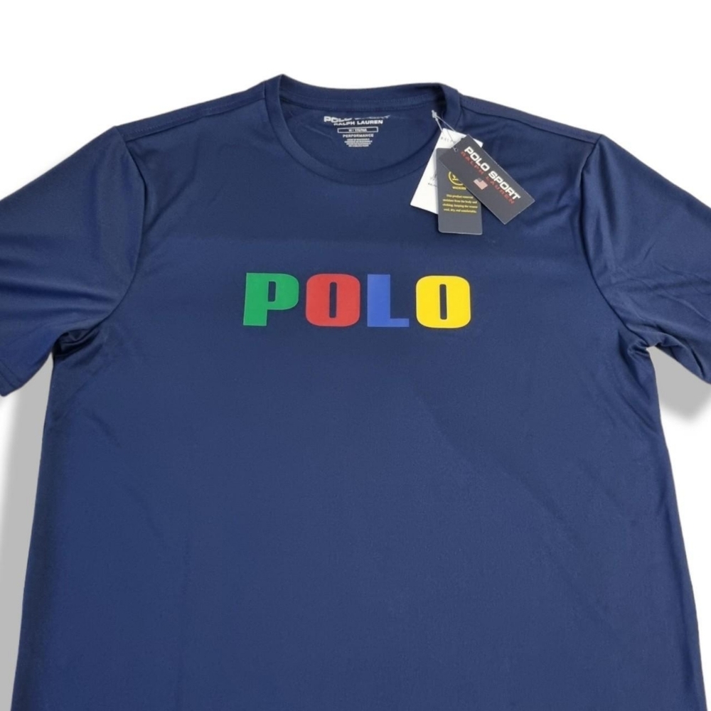 Ralph Lauren Polo Sport T Shirt Navy Blue New With Tags Mens Size Medium. - Picture 2 of 4